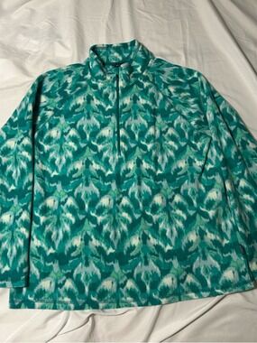 Eddie Bauer Women’s Long Sleeve 1/4 Zip Fleece Lightweight Jacket Size XL